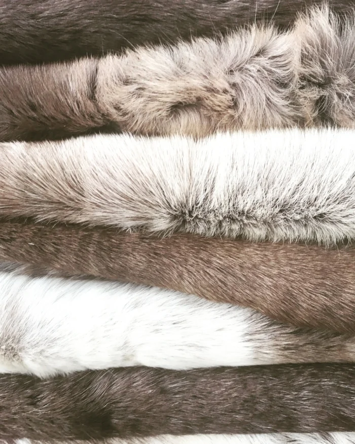 Reindeer skin blanket hot sale